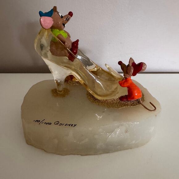 ❌SOLD❌Disney Ron Lee Sculpture “Cinderella Slipper” Limited Edition 150/1750 93 - Picture 10 of 11